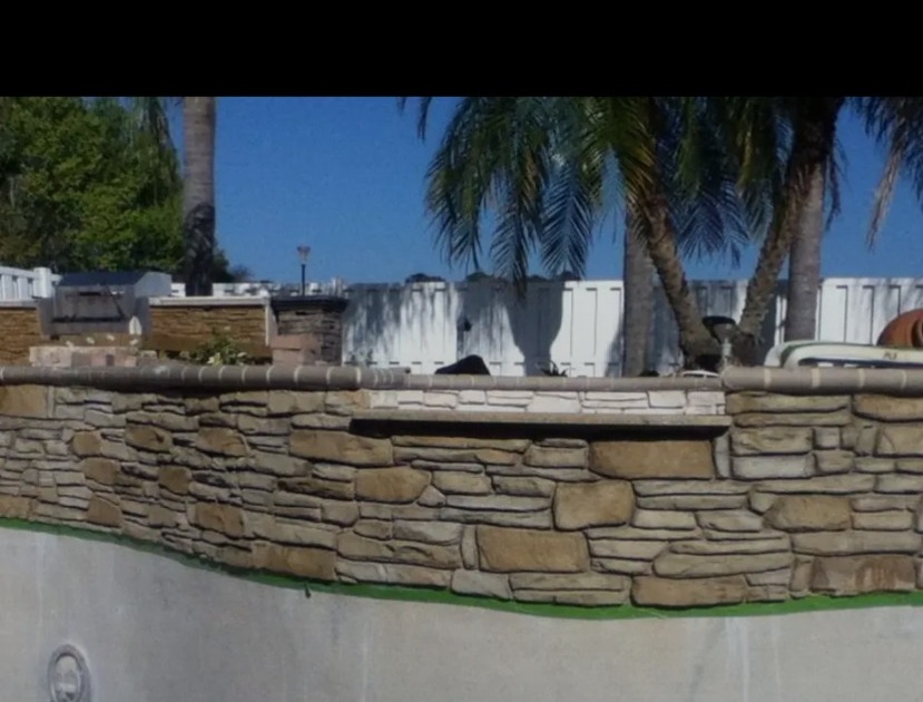 Custom stonework detail