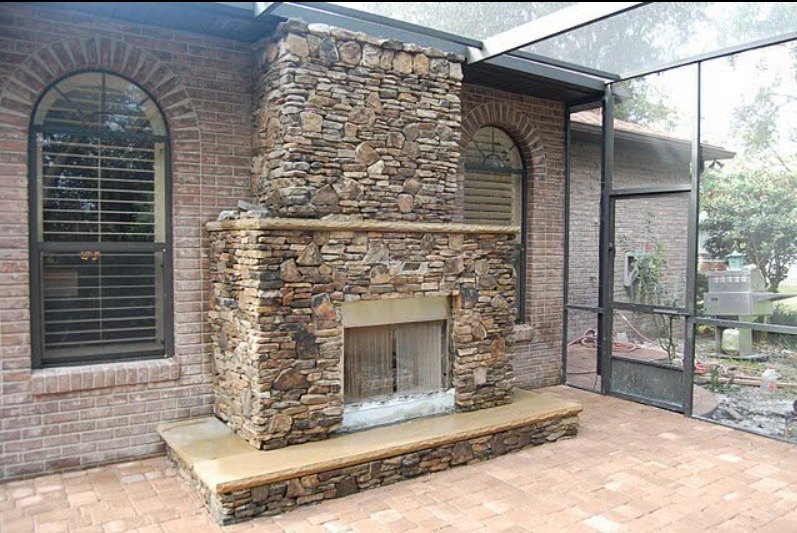 Finished custom stonework